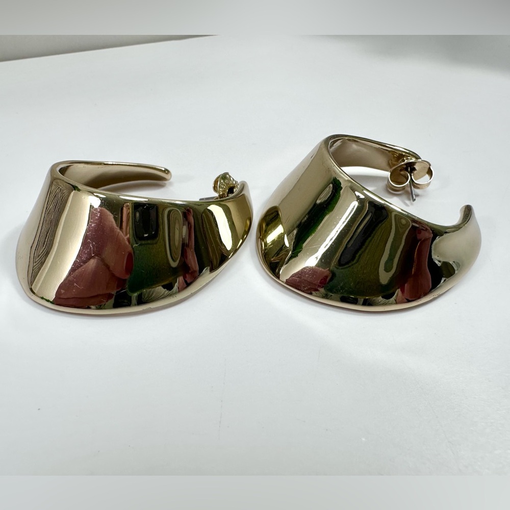 💛Robert Lee Morris SOHO Chunky U-Hoop Earrings - Picture 7 of 10